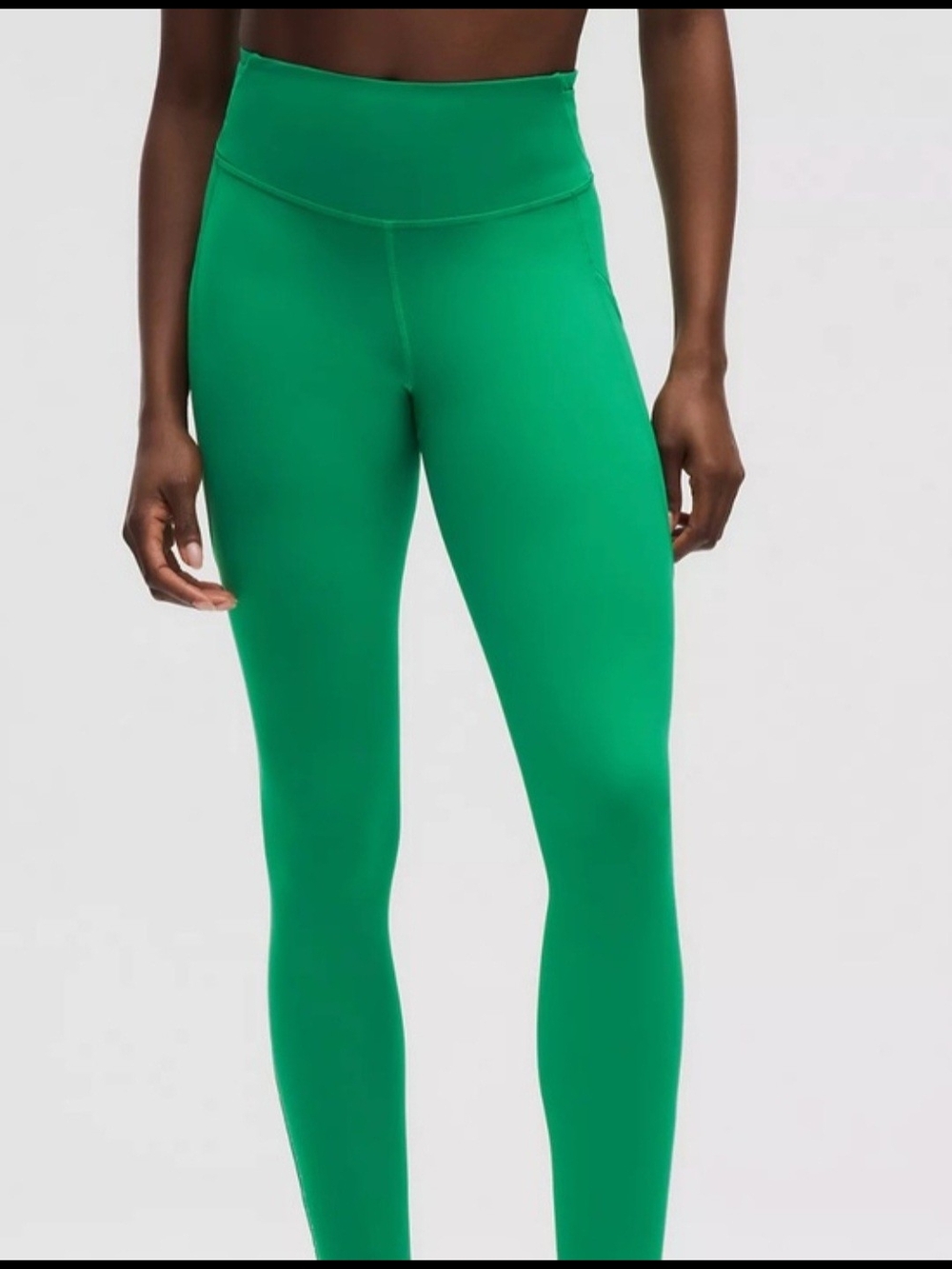 Lululemon Wonder Train W/Pockets. 28in Raceway Green.